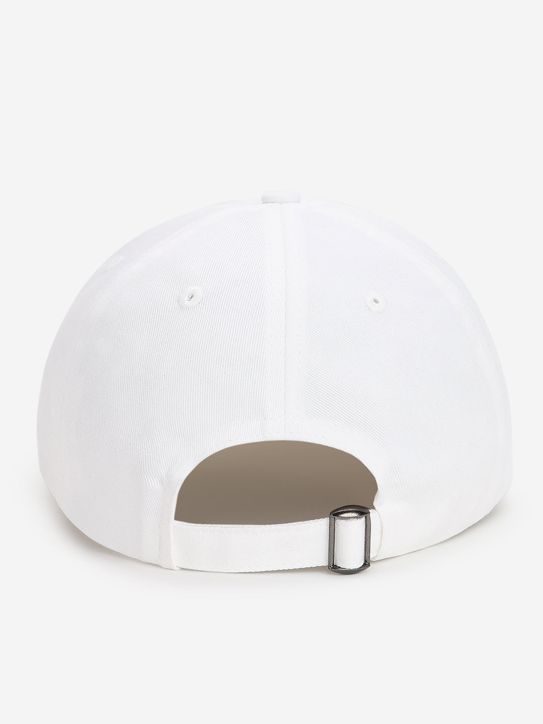 Men White Cotton Cap