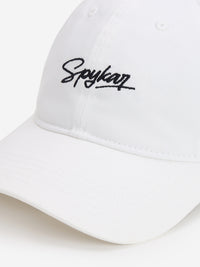 Men White Cotton Cap