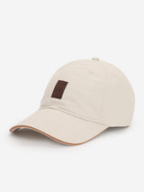 Men Beige Cotton Cap