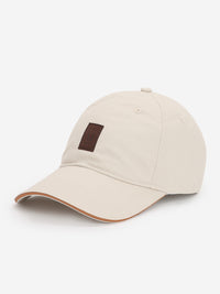 Men Beige Cotton Cap