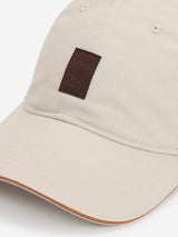 Men Beige Cotton Cap