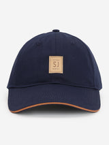 Men Ink Blue Cotton Cap