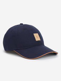 Men Ink Blue Cotton Cap