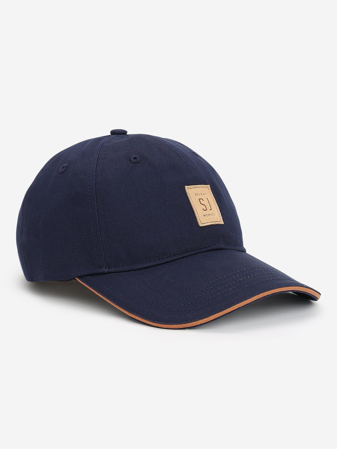 Men Ink Blue Cotton Cap
