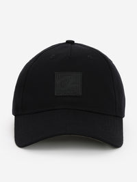 Men Black Cotton Cap