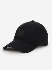 Men Black Cotton Cap