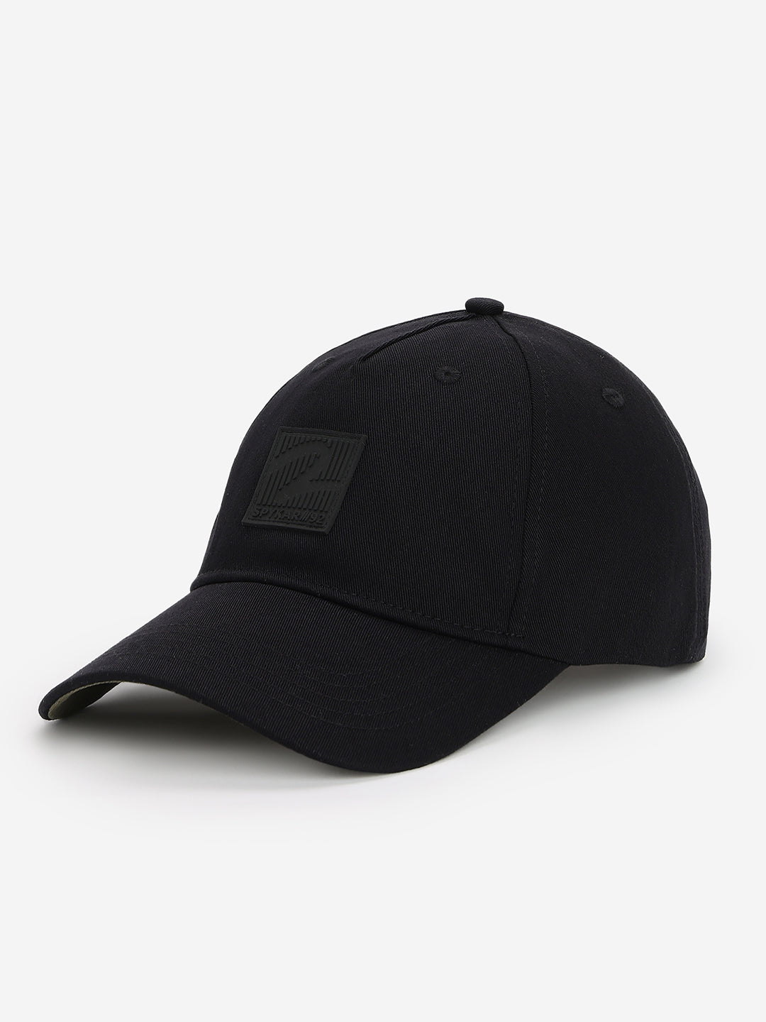 Men Black Cotton Cap