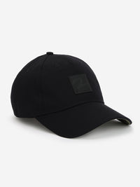 Men Black Cotton Cap