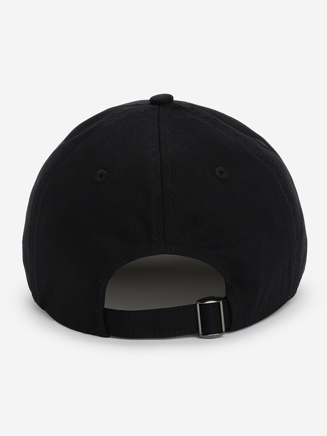 Men Black Cotton Cap