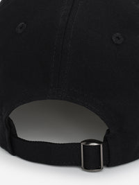 Men Black Cotton Cap