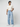 Men Ikemen Jeans Loose Fit Light Blue Low Rise