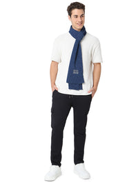 Men Blue Muffler