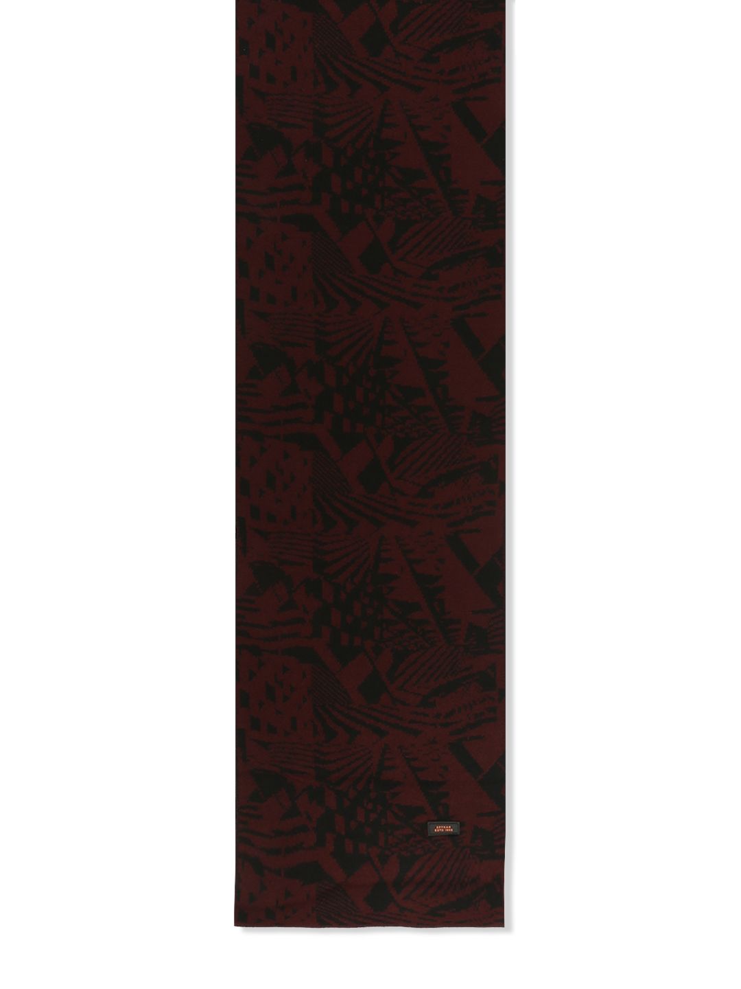 Spykar Maroon & Black Muffler for Men