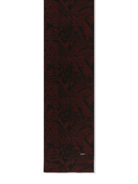 Men Maroon & Black Muffler