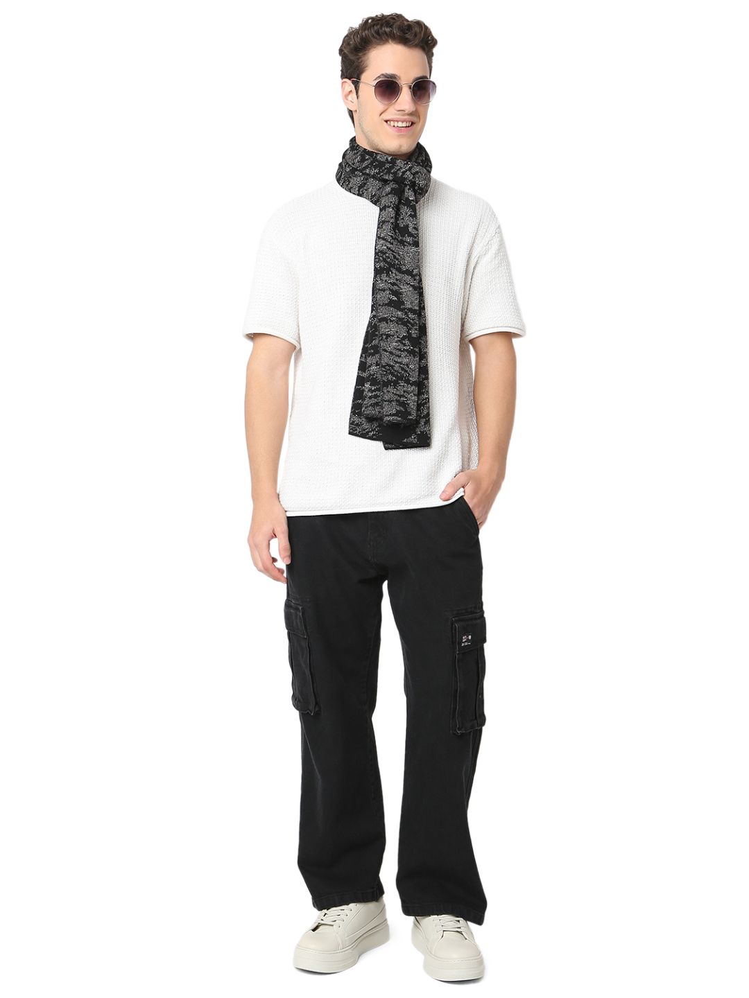 Men Black Muffler