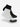 Pack Of 2 Black White Solid Mens Ankle Length Socks