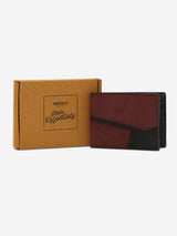 Men Wine Leather Wallet
