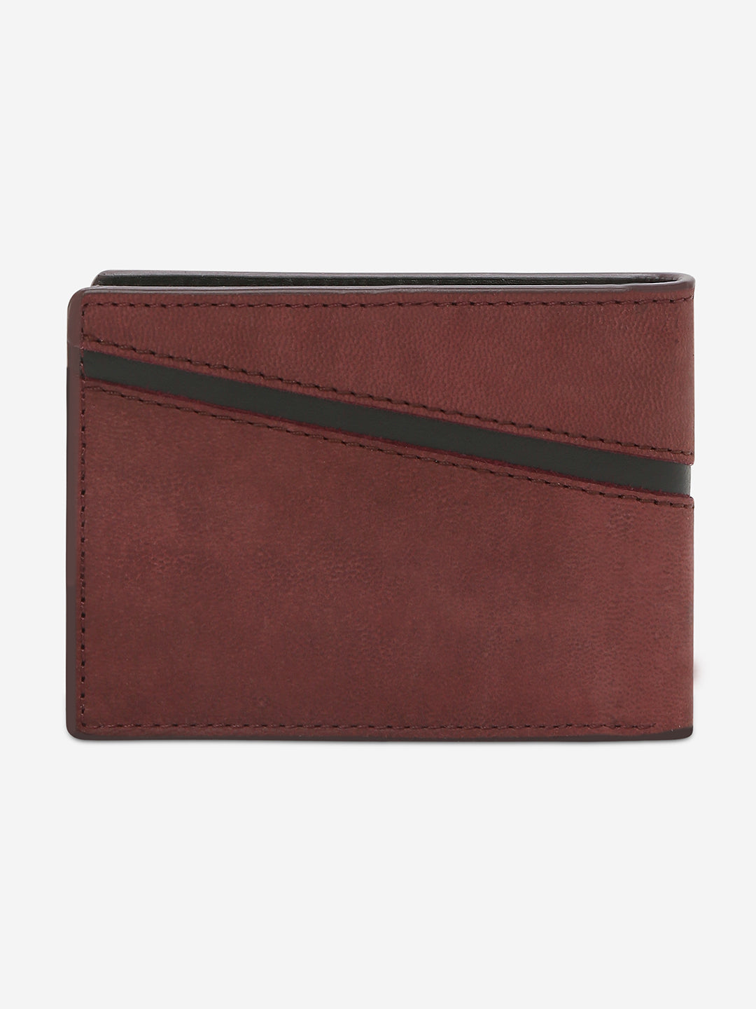 Men Wine Leather Wallet