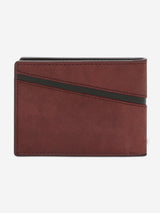 Men Wine Leather Wallet