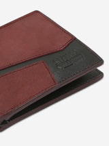 Men Wine Leather Wallet