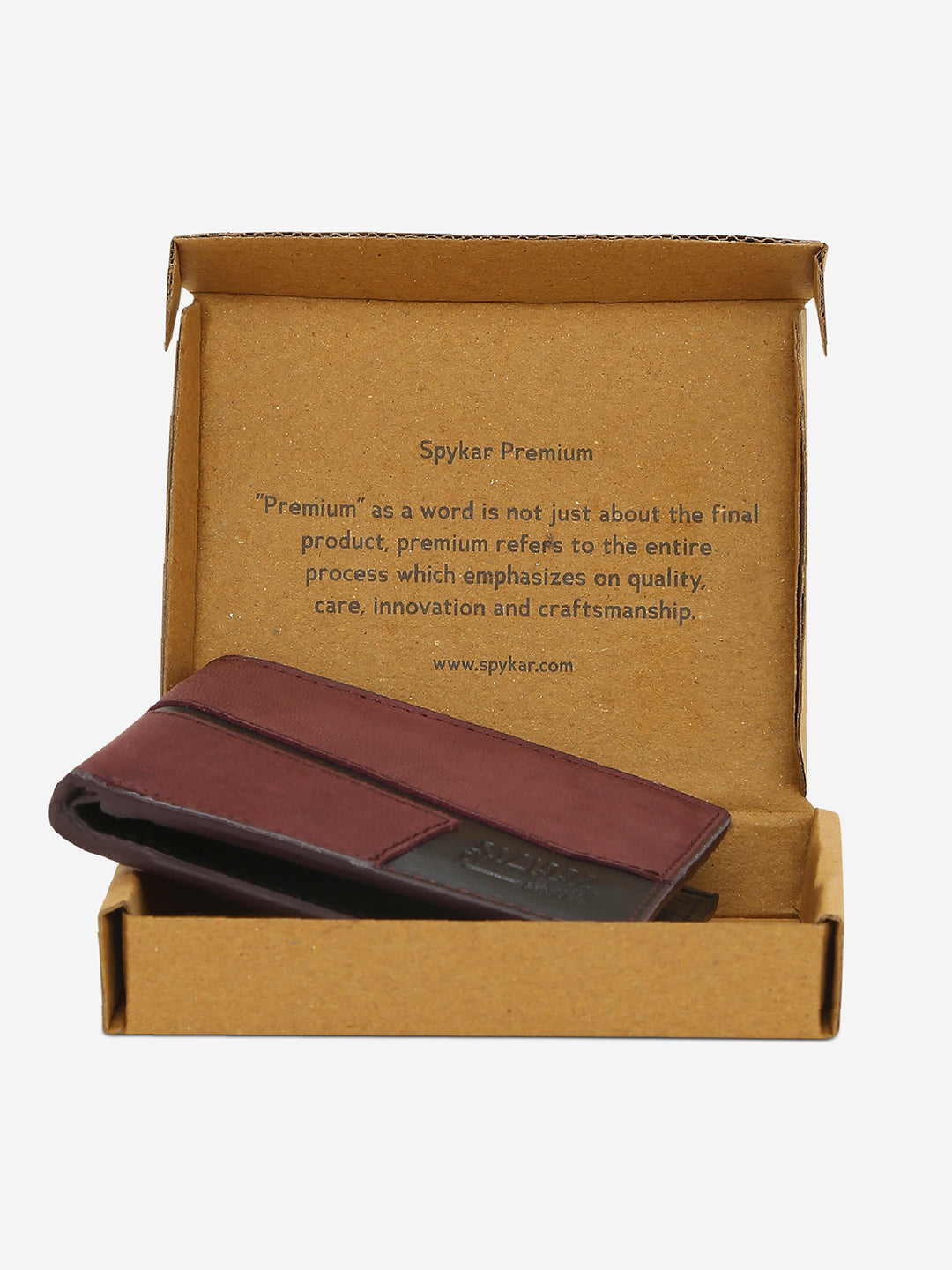 Men Wine Leather Wallet