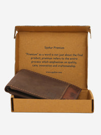 Men Wine Leather Wallet
