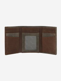 Men Olive Leather Wallet