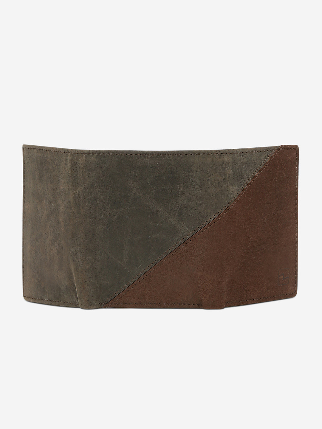 Men Olive Leather Wallet