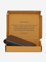 Men Brown Leather Wallet