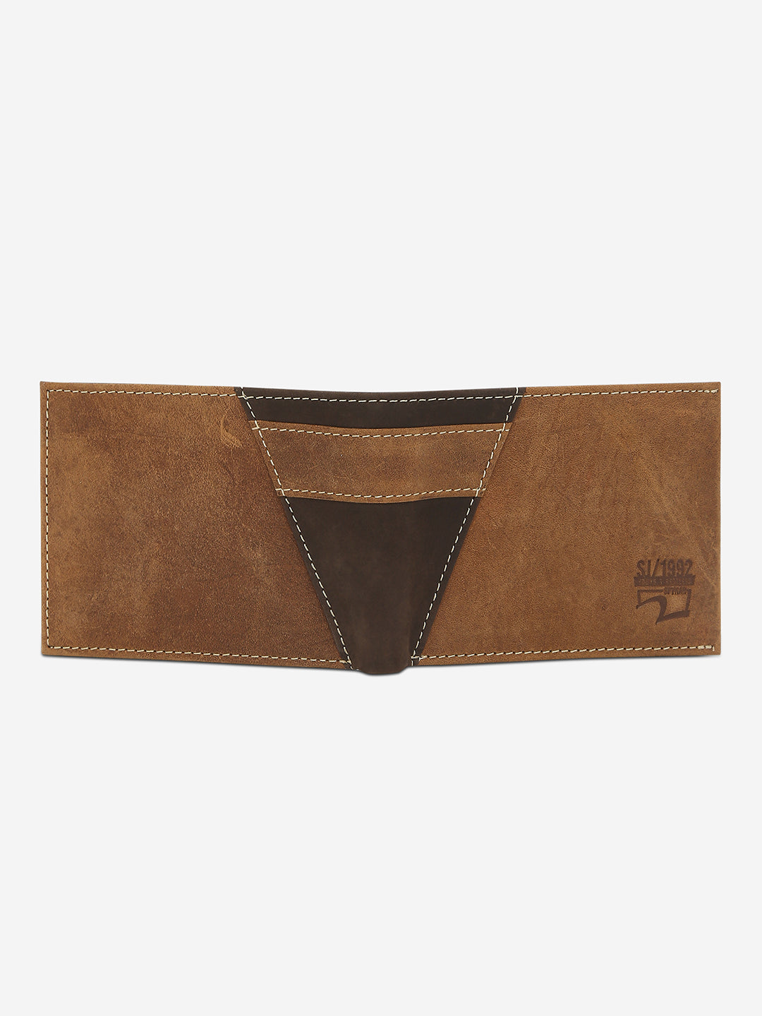 Men Tan Leather Wallet