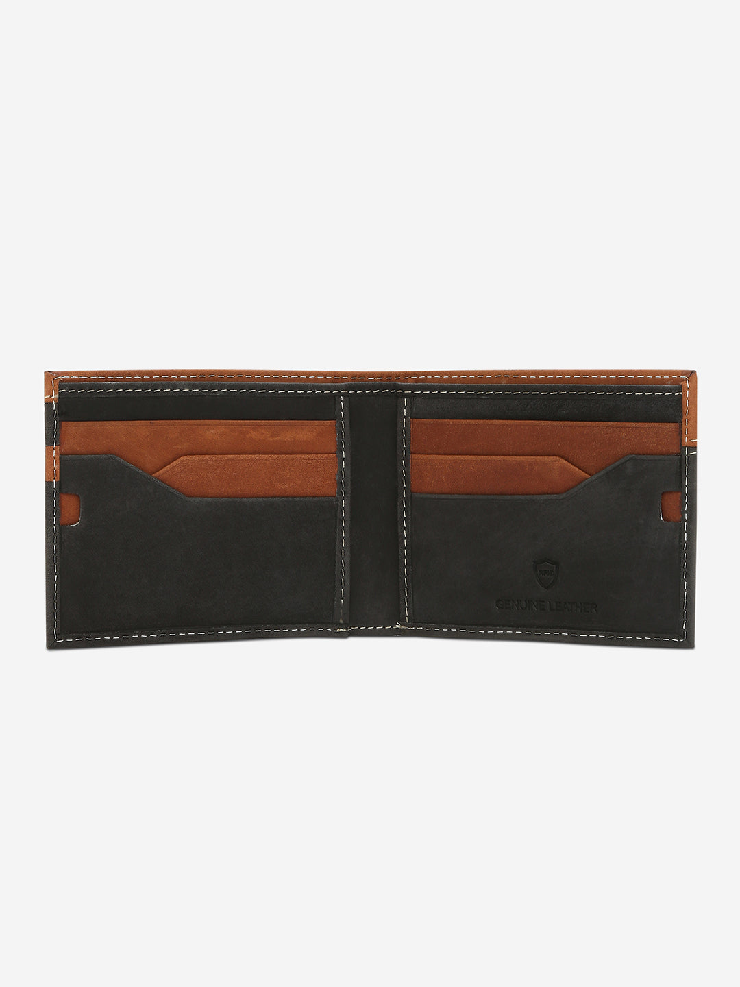Spykar Men Black Leather Wallet