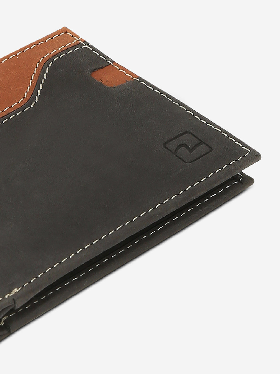 Spykar Men Black Leather Wallet