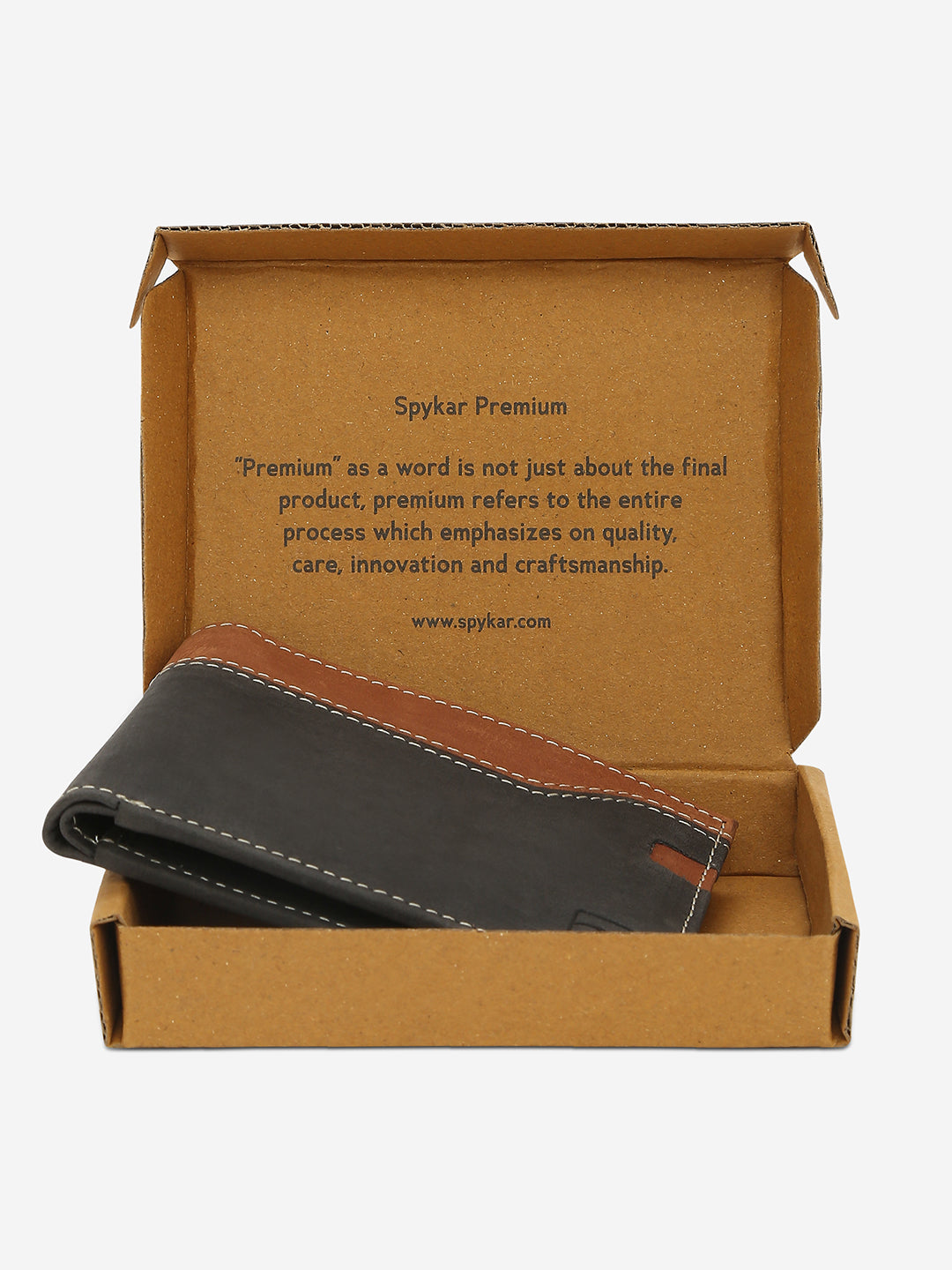 Spykar Men Black Leather Wallet