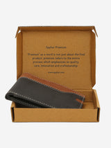 Men Black Leather Wallet