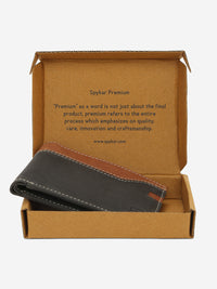 Men Black Leather Wallet