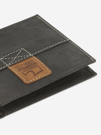 Men Black Leather Wallet