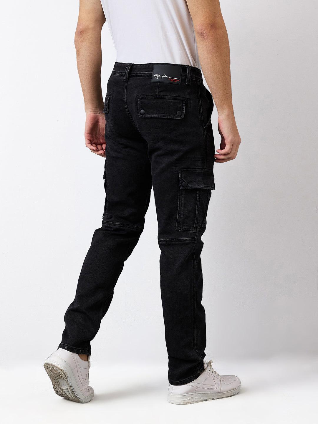 Spykar Regular Fit Mid Rise Cotton Jeans For Men