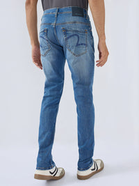 Men Nico Jeans Slim Fit Mid Blue Low Rise