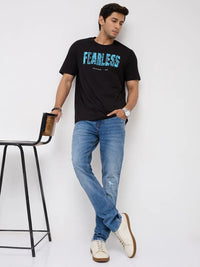 Men Nico Jeans Slim Fit Mid Blue Low Rise