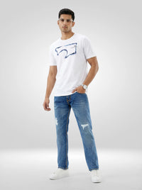 Men Chico Jeans Relaxed Fit Mid Blue Mid Rise