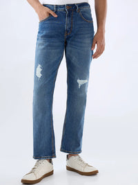 Men Chico Jeans Relaxed Fit Mid Blue Mid Rise