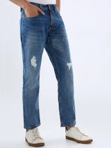 Men Chico Jeans Relaxed Fit Mid Blue Mid Rise