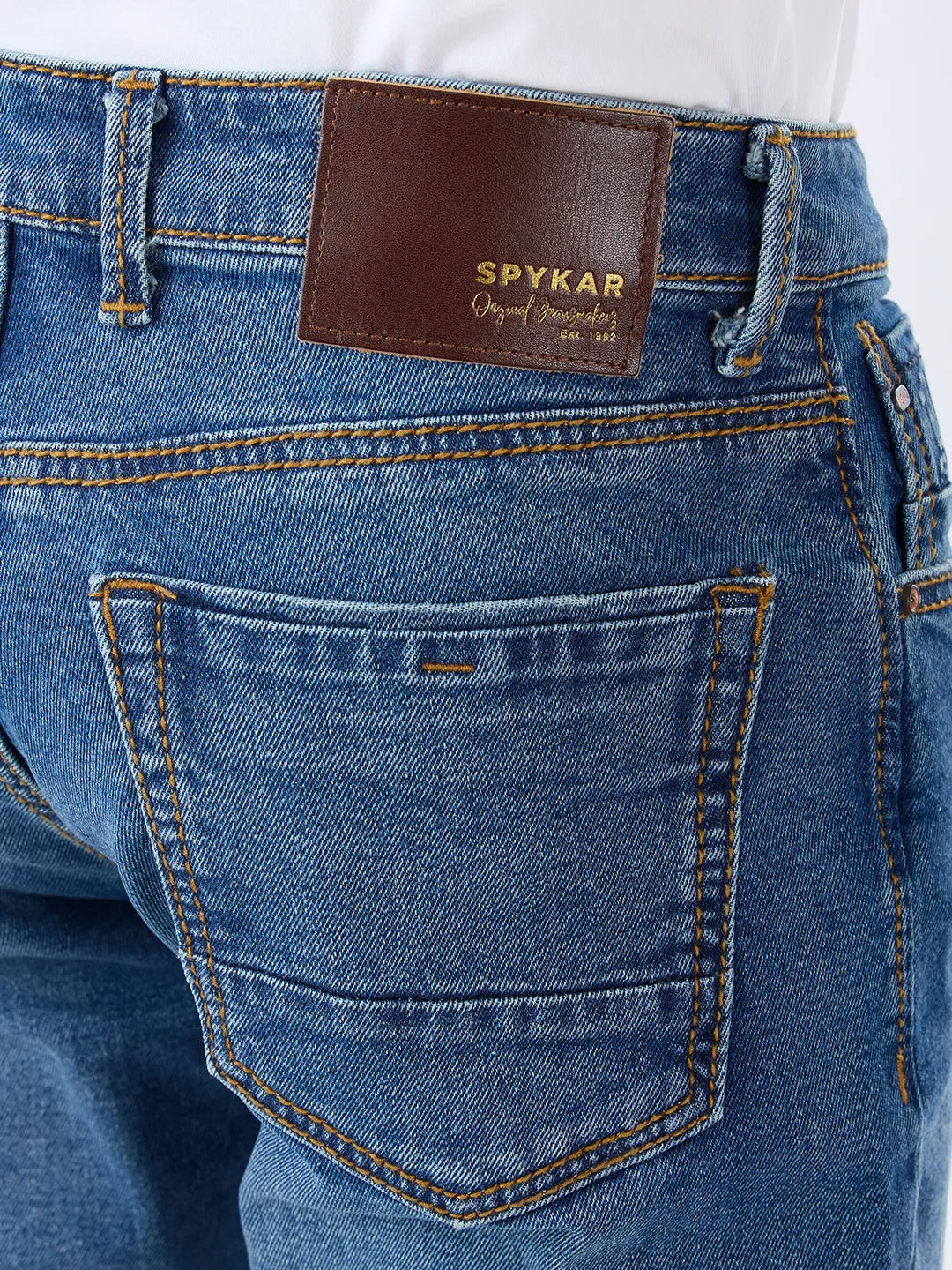Men Chico Jeans Relaxed Fit Mid Blue Mid Rise