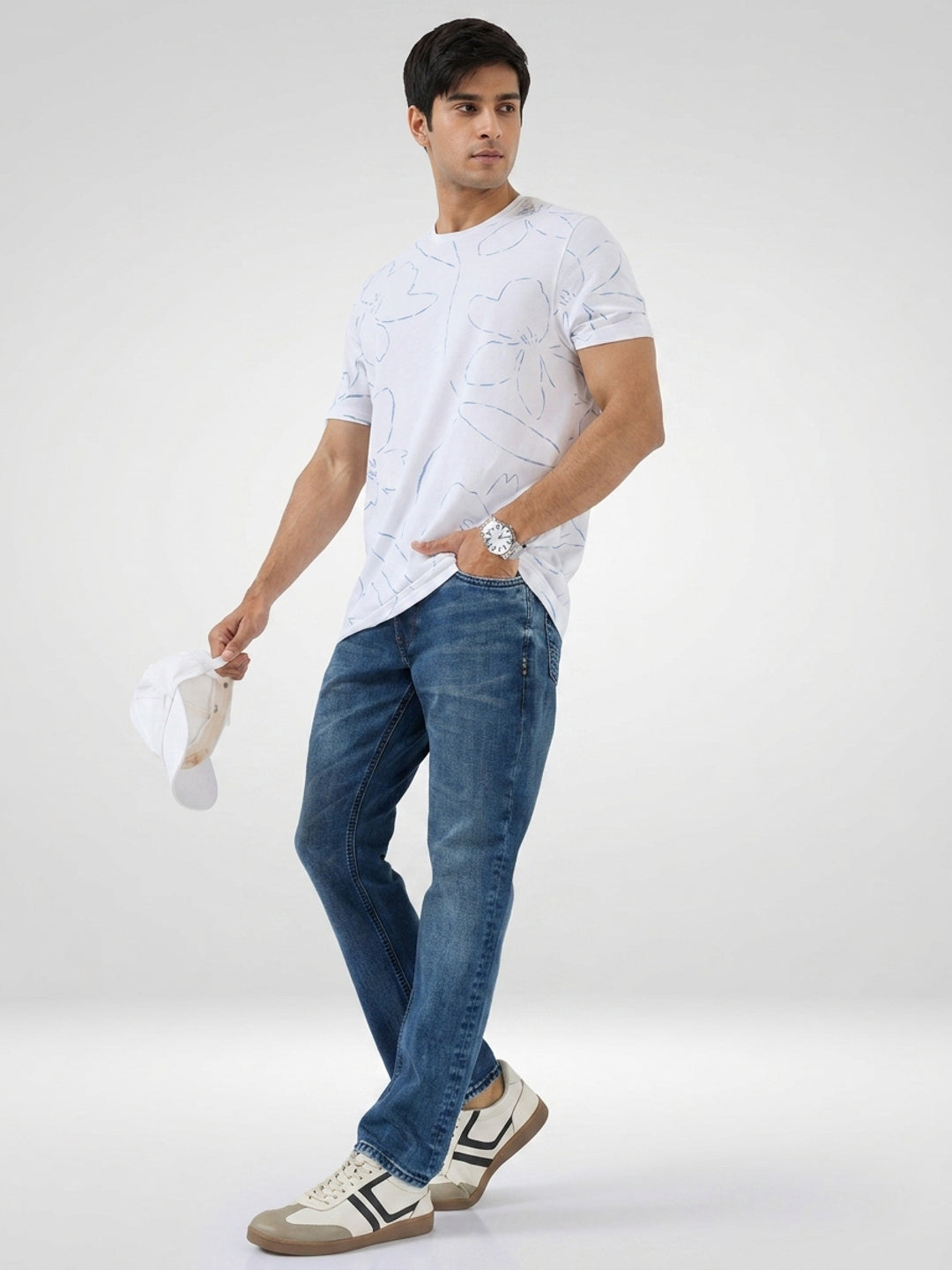 Men Chico Jeans Comfort Fit Dark Blue Mid Rise