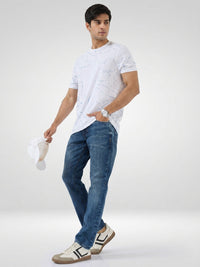 Men Chico Jeans Comfort Fit Dark Blue Mid Rise