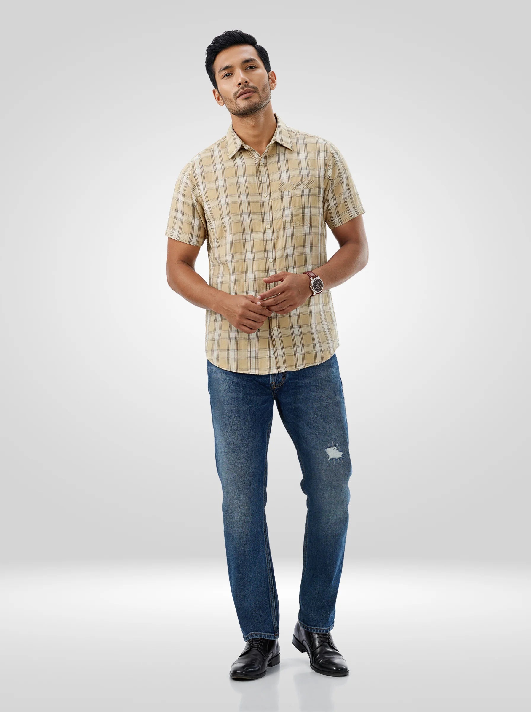 Men Chico Jeans Relaxed Fit Dark Blue Mid Rise