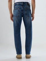 Men Chico Jeans Relaxed Fit Dark Blue Mid Rise