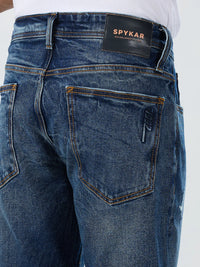 Men Chico Jeans Relaxed Fit Dark Blue Mid Rise