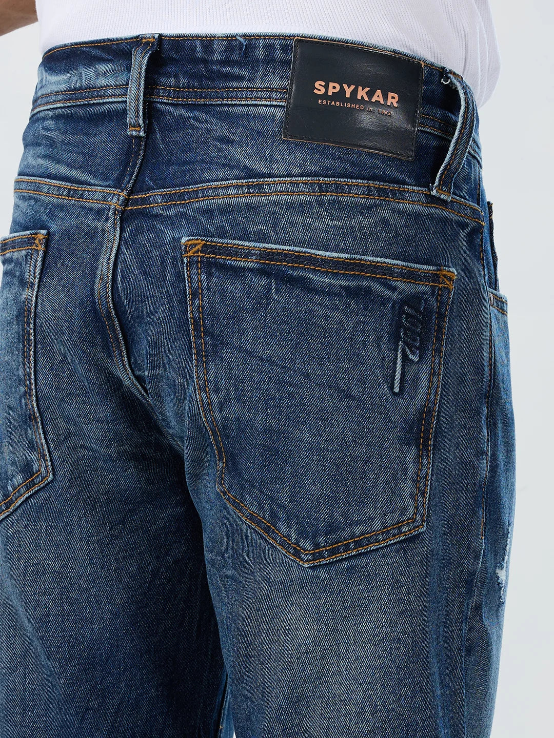 Men Chico Jeans Relaxed Fit Dark Blue Mid Rise