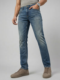 Men Nico Jeans Skinny Fit Vintage Blue Low Rise